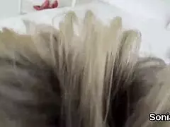 Unfaithful English Mature Gill Ellis Reveals Her Massive Breasts in Tight Lingerie