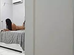 We got caught fucking by my husband's friend, what a thrill!