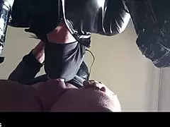 preview of me chairtied and hooded, forced to suck until he finishes