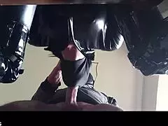 preview of me chairtied and hooded, forced to suck until he finishes