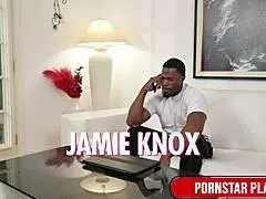 Wow, blonde babe Leya Falcon rides Jamie Knoxx’s massive dick like a total pro! 💪