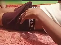 Desi Indian amateur licks pussy, gives footjob, and gets assfucked by black cock outdoors in taboo scene