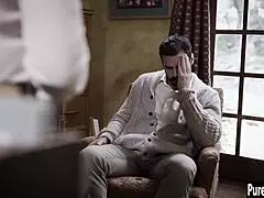 brunette milf says, i enjoyed that hardcore threesome therapy with sucking and blowjobs