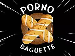 Hot brunette Laury craves wild group banging in sexy lingerie. Her tiny waist drives three guys crazy!