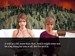 In my new family, we play erotic games.