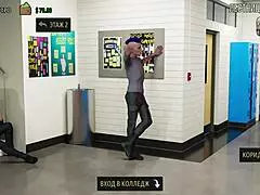 teacher with glasses fucks student cock, cumshot on small tits 😏