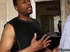 Maxine’s Asian slit takes a hard interracial anal pounding