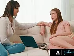 Mischievous Milf Lexi Luna Tests Stepbae Laney Grey's Focus While Practicing Driving