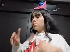 laura gets fucked by brother-in-law riding blindfolded in hiding