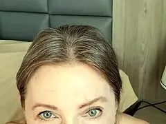 busty stepmom shocks with two cocks in wild pov action... futanari surprise!