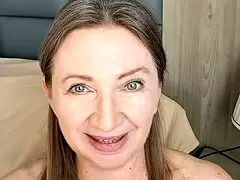 busty stepmom shocks with two cocks in wild pov action... futanari surprise!