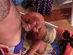 Sexy BBW Housewife Slut Orgasms From Assfucking And Cum In Mouth!