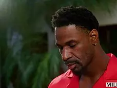 Milfy Blonde Charlie Devours Ex Boyfriend's Big Black Cock