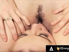 I’m shocked how therapist milf Cherie Deville teases naive Aria Lee into rough lesbian scissoring and rimjob.