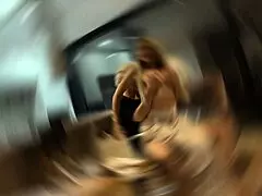 This Latina milf with big ass squirts hard after teasing games with Kyle Stroker. Man, what a show!