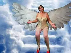 granny carmen angel fucks dildo hard 😈