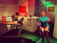 Granny nurse engages in finger fucking with patient in hospital