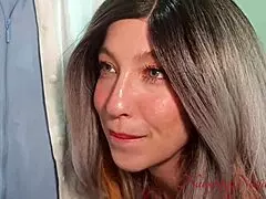 Girlfriend wears mother's clothes