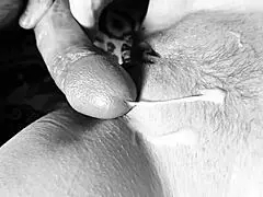 Closeup Milf Tight Shaved Pussy Takes Monster Cock with Cumshot Finish