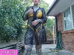 Melody Radford Twerking And Slapping Her Big Ass In Micro Bikini?