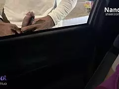 Dogging night Nandanua used in the street by a BBC stranger while my cuck watched