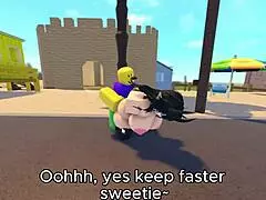 Emma Bent Over And Fucked By Three Guys On Whorblox Street