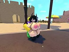 Emma Bent Over And Fucked By Three Guys On Whorblox Street