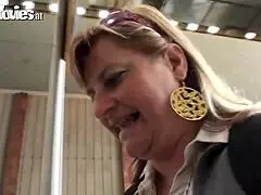 German Chubby Slut Enjoys Wild Outdoor Amateur Bang