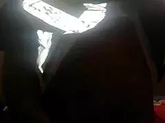 the ebony milf bent over for homemade doggystyle