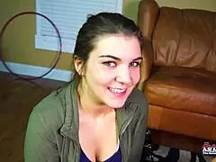 Brunette Vicky and blonde Jennifer perform a duet in the academy.