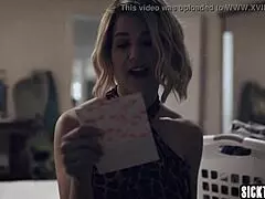 Does dirty stepmom help her stepson with big cock?