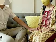 saanvi bahl, the cute maid, got licked and fucked by her boss at the office