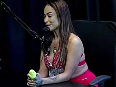 beautiful milf with tattoo shares orgasm stories in interview