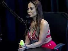 beautiful milf with tattoo shares orgasm stories in interview