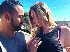 Aurbeauréal Blonde Joviale Loves Sucking Hard in Lingerie