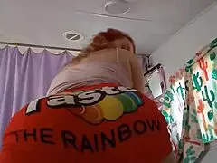 Humpday Ilovebigblackcock Tastetherainbow. Submissive slut with fat ass gets close up.