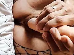 Watch This Milf In Double Masturbation And Doggy Style Sex!