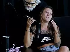 Flor De Damiana Strips Sensually Revealing Breasts And Trans Fantasies Intensely!