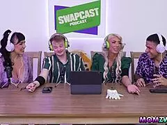 little puck and mike host podcast with madison blaze