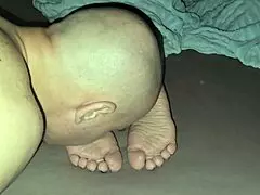 hey, he licked his stepmother's soles and came on them