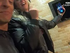 Wife Sucks Cock In Front Of Husband!