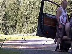 Got lucky and banged a sexy traveler on the road again! 🚗