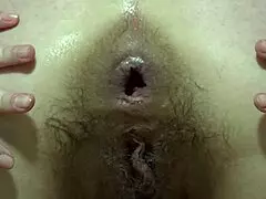 Big Dildo Fucks Hairy Pussy And Anal In Homemade Fetish!