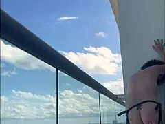 Strap On Love In Cancun With Mexican Milf And Brunette Lesbian!