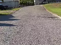 Look at this trashy Kiwi milf in see-through clothes at the beach. She got creampied right in public view!