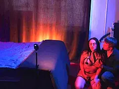 Lustful Husband Pisses On Milf's Tits And Ass Fucks Her