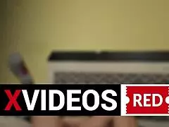 My Mother-in-Law Caught Masturbating Alone in Sexy Lingerie as a Naughty Maid