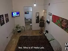 Doña Susi, mature Mexican, bangs a young guy for porno casting