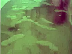 Horny bride masturbates to orgasm in solo bath