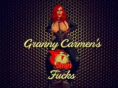 Gilf Norma Jean's Throwback Missionary Fuck And Creampie - So Intense!